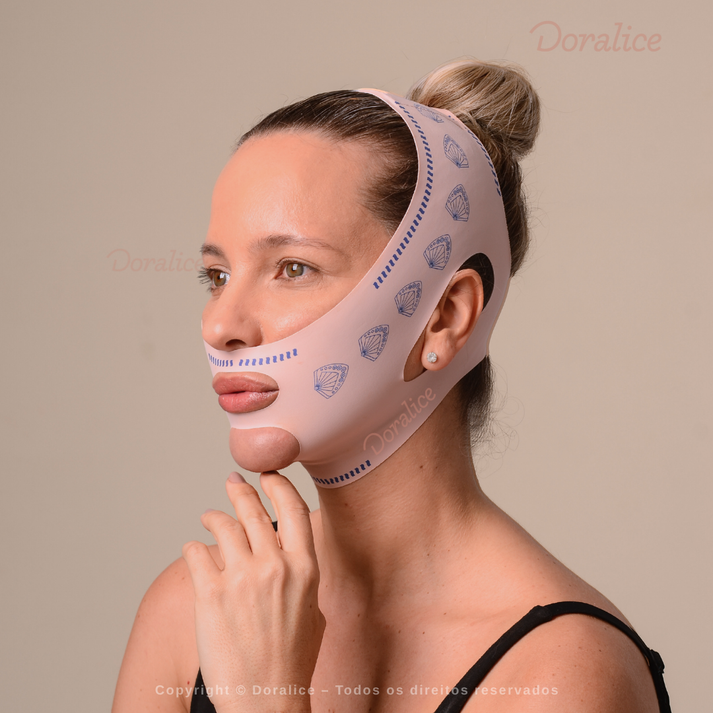 V-Revitalize™ - Mascarilla de contorno facial - Suaviza arrugas, papada y moldea el rostro