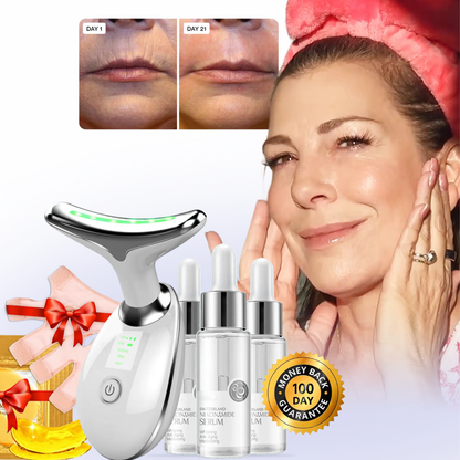 🌸 Escultor facial LED 3 en 1 LUMINE + Serum Facial De Regalo 💧💆‍♀️